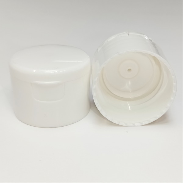 Klapkapsel Ø28 Hvid flip-top